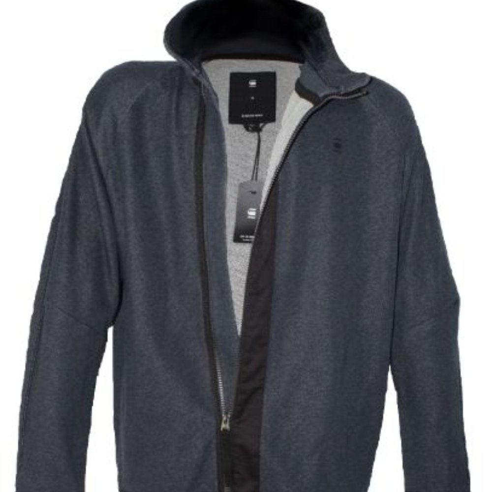 •G Star Raw Zip Up Sweatshirt• New w Tags